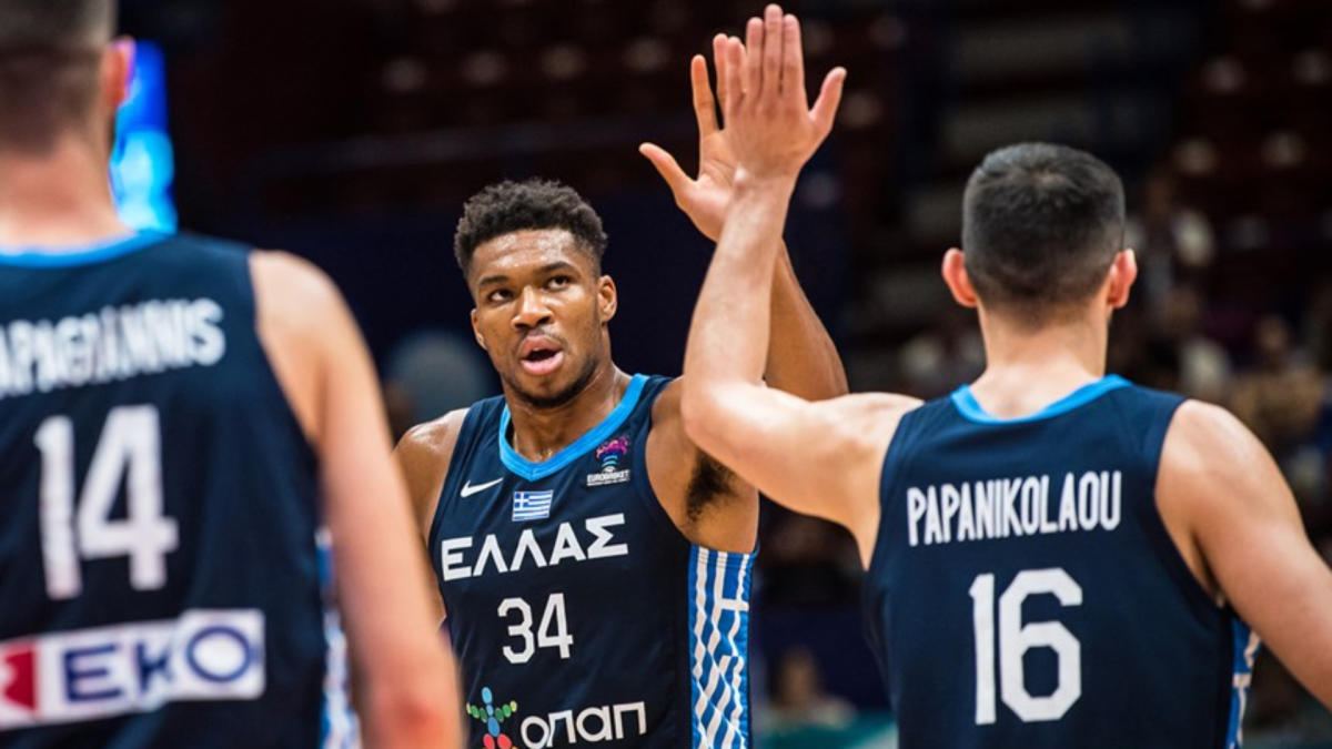 Greece closed out a perfect group stage with Antetokounmpo as their guide