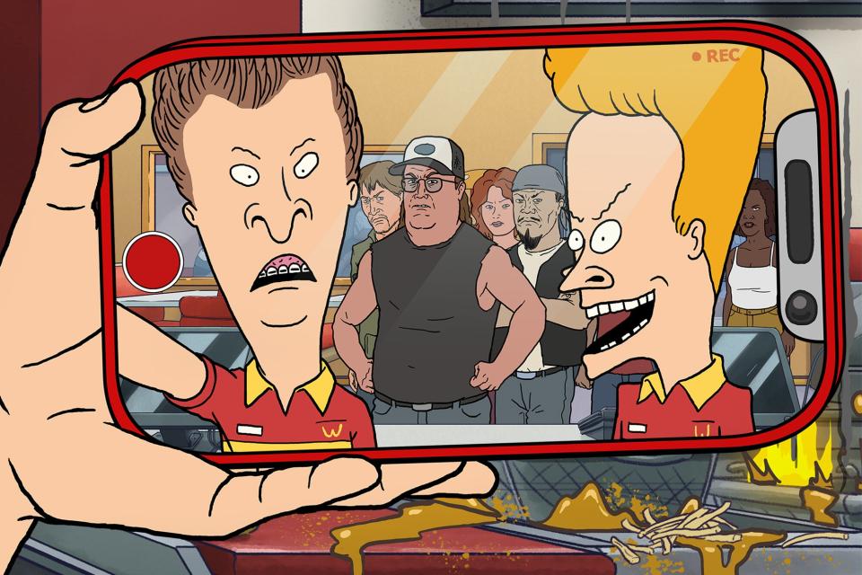 MIKE JUDGE’S BEAVIS AND BUTT-HEAD is executive-produced by Mike Judge, Lew Morton and Michael Rotenberg, and Chris Prynoski, Shannon Prynoski, Ben Kalina, and Antonio Canobbio for Titmouse.