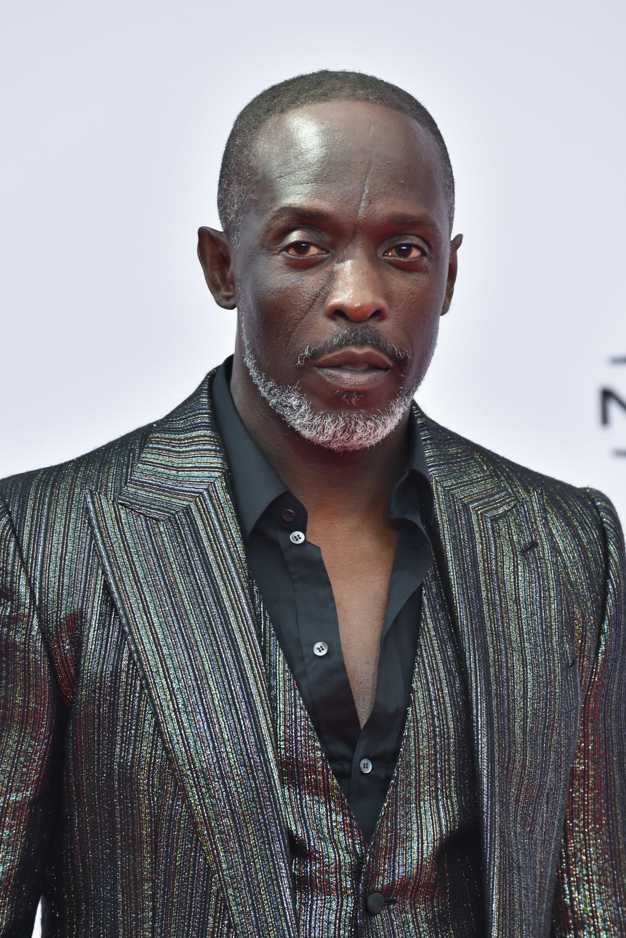 LOS ANGELES, CALIFORNIA - JUNE 27: Actor Michael K. Williams attends the 2021 BET Awards at the Microsoft Theater on June 27, 2021 in Los Angeles, California. (Photo by Aaron J. Thornton/Getty Images)