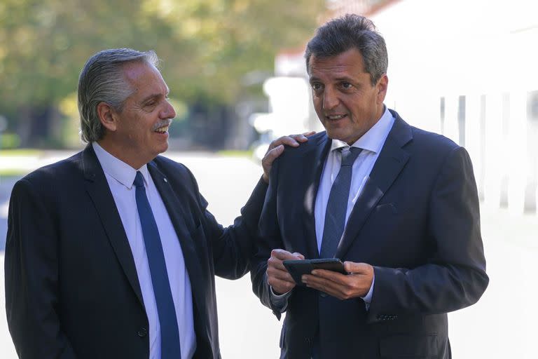 Alberto Fernández y Sergio Massa 