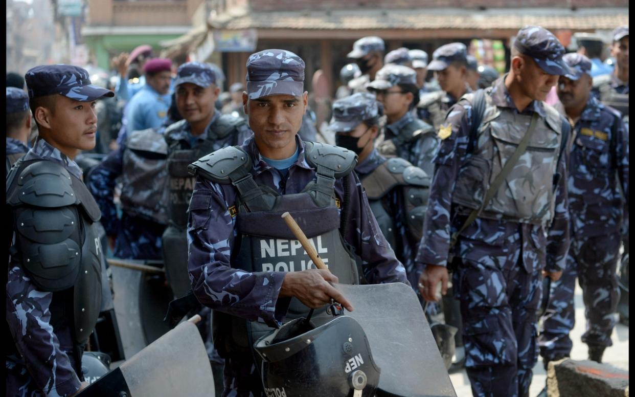 Nepalese police say it is their biggest crackdown on crime by foreigners entering the country on tourist visas - i-Images Picture Agency