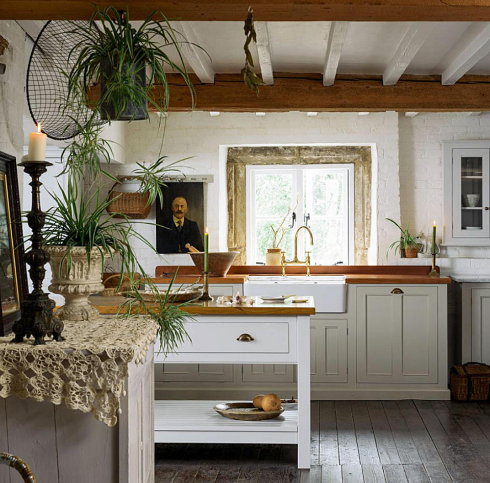 47. Layer Tones And Texture In White Kitchens