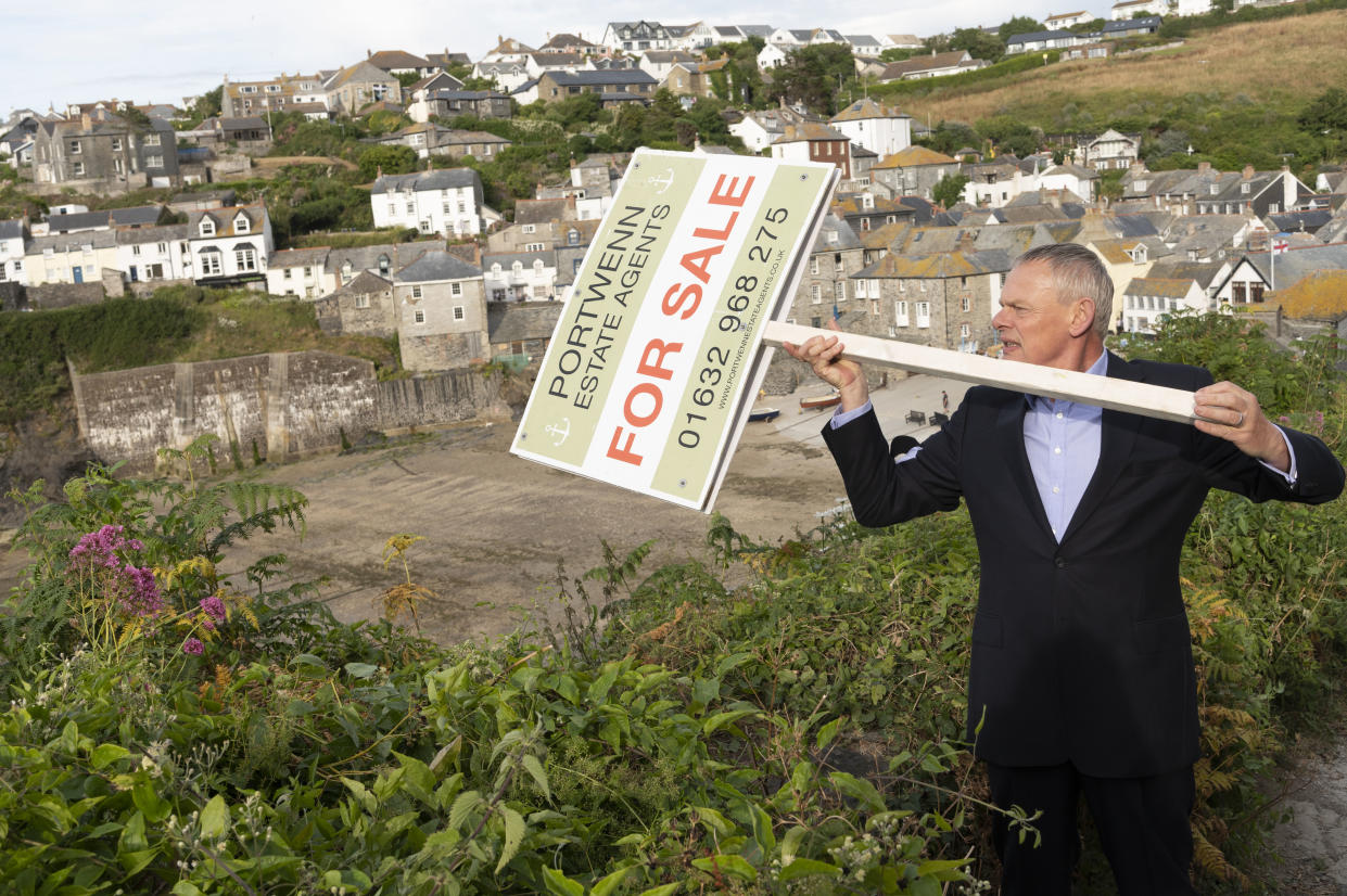 Doc Martin decided to stick around after all. (ITV)