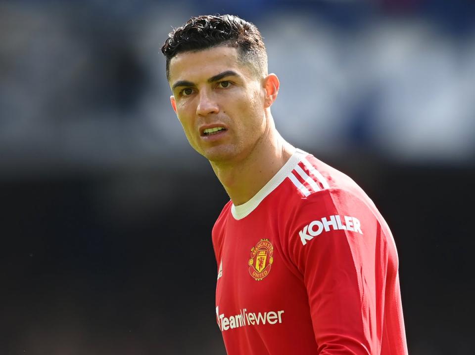 Manchester United forward Cristiano Ronaldo apologised for the post-match ‘outburst’ (Getty Images)