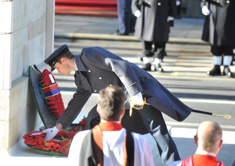 Prince William, Duke of Cambridge
Remembrance Sunday commemorating sacrifices of the armed forces held at the Cenotaph.
London, England - 11.11.12
Mandatory Credit: Daniel Deme/WENN.com