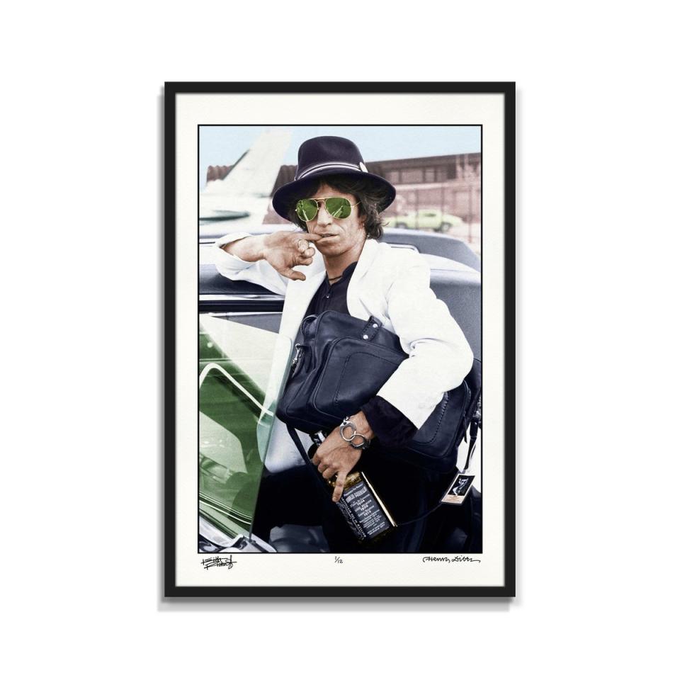 Keith Richards, as photographed by Henry Diltz. (Sotheby's Auctioneers)