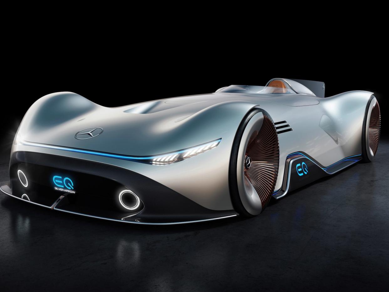 Mercedes benz eq silver arrow