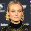 <b>Celebrities in plaits: Diane Kruger </b><br><br>The actress works Princess Leia chic with her sleek plaited buns.<br><br>© Rex