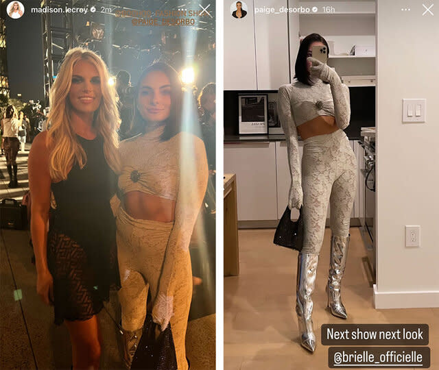 Style Living Ig Sc Paige Desorbo Madison Lecroy Nyfw Looks 1