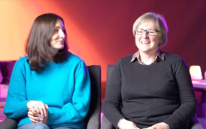 Laura Montgomery and Cas Stewart (left to right) - PURPLE PRODUCTIONS