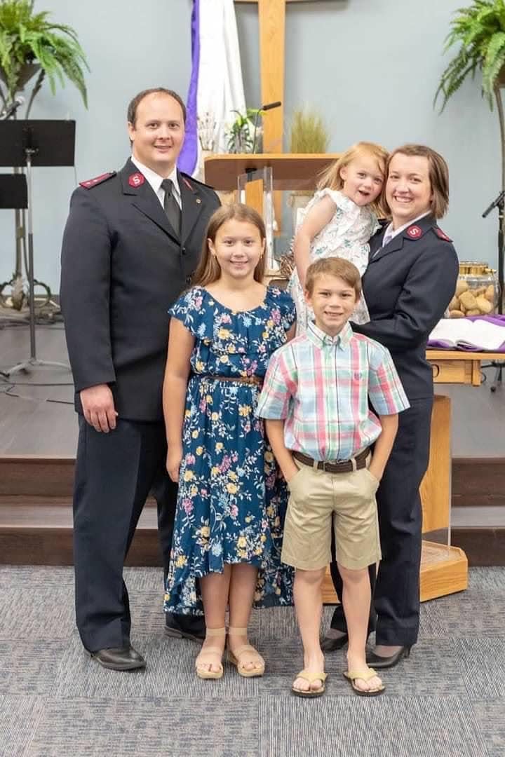 Capts. Stephan and Ashlee Wildish, the new leaders of the Salvation Army of Pensacola, will help serve the communities of Escambia and Santa Rosa counties with various services such as emergency financial assistance, a food pantry and worship services.