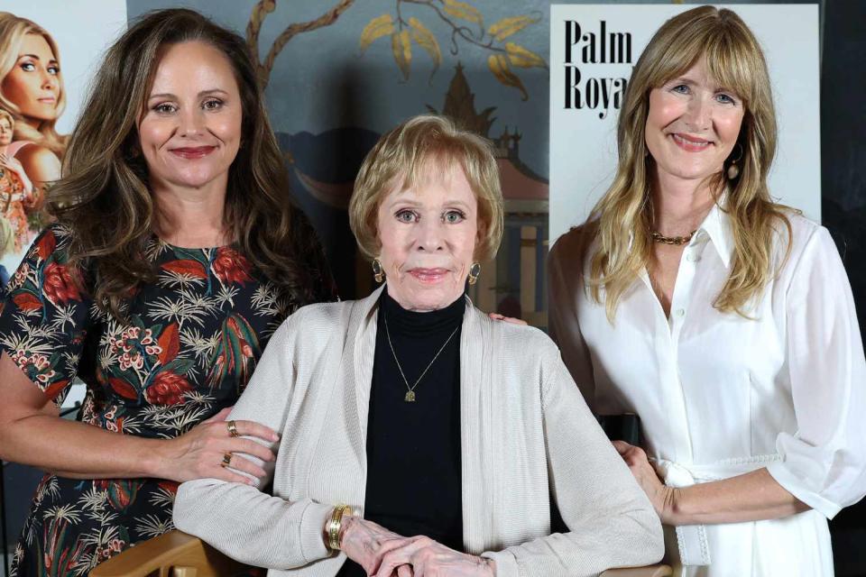 <p>Eric Charbonneau/Getty</p> Jayme Lemons (left), Carol Burnett (center) and Laura Dern at TCL Chinese Theater in Hollywood, California in June 2024.