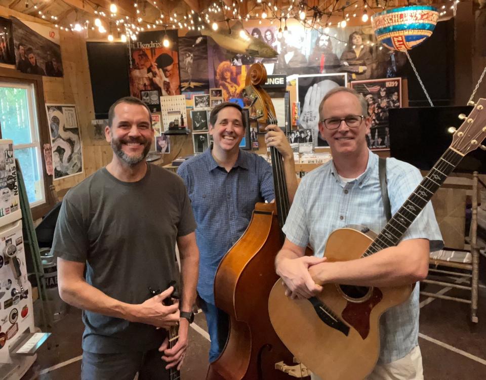 Playing for Christ Episcopal Church's service inspired by the music of John Prine will be, from left, Danny Whitsett, Andrew Nelson, and Ben Ridlehoover.