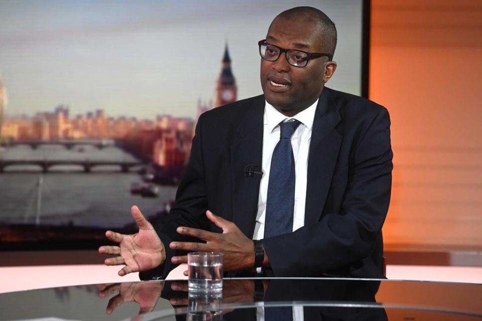 Business Secretary Kwasi Kwarteng said he believes a windfall tax will harm investment (Jeff Overs/BBC/PA) (PA Media)