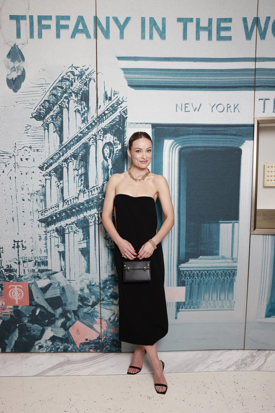 TOKYO, JAPAN - APRIL 11: Olivia Wilde attends Tiffany & Co.'s opening celebration for the House's 'Tiffany Wonder' exhibition at the TOKYO NODE gallery on April 11, 2024 in Tokyo, Japan. (Photo by Hanna Lassen/Getty Images for Tiffany & Co.)