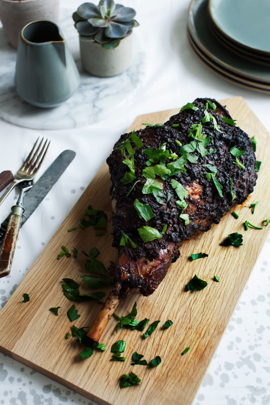 <p>Modernwifestyle</p><p>A thoughtful assortmnet of seasonings turns this lamb into something spectacular.</p><p><strong>Get the recipe: <a href="https://modernwifestyle.com/leg-of-lamb-recipe/" rel="nofollow noopener" target="_blank" data-ylk="slk:Lebanese Leg of Lamb;elm:context_link;itc:0;sec:content-canvas" class="link ">Lebanese Leg of Lamb</a></strong></p>