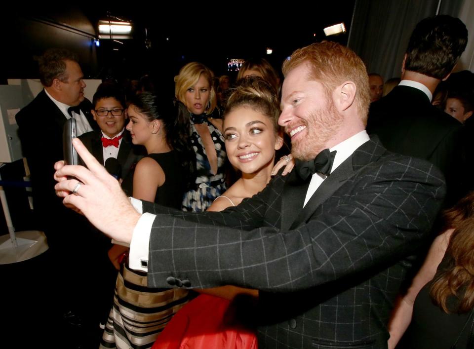 Sarah Hyland and Jesse Tyler Ferguson