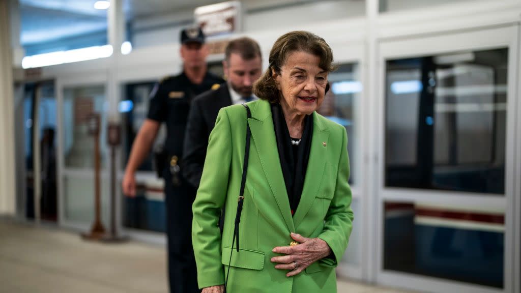 senator dianne feinstein on capitol hill