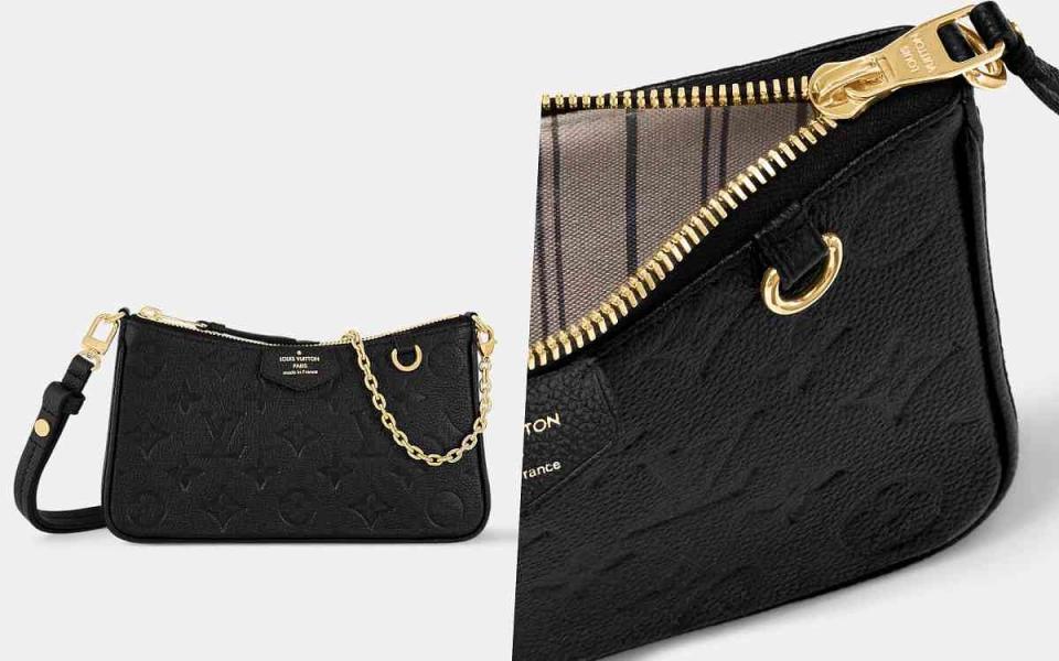 LV這款Easy Pouch On Strap可說是實用度極高的小包，以手感高級又柔軟的Monogram Empreinte皮革製造 圖片來源：Louis Vuitton