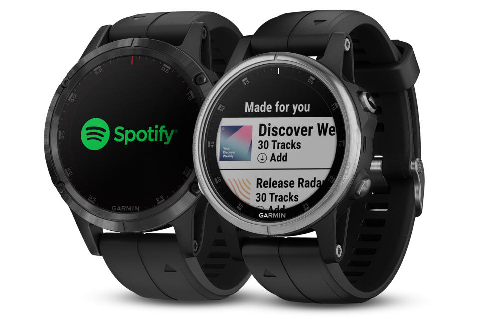 Garmin's initial music support for its fitness watches has been limited to