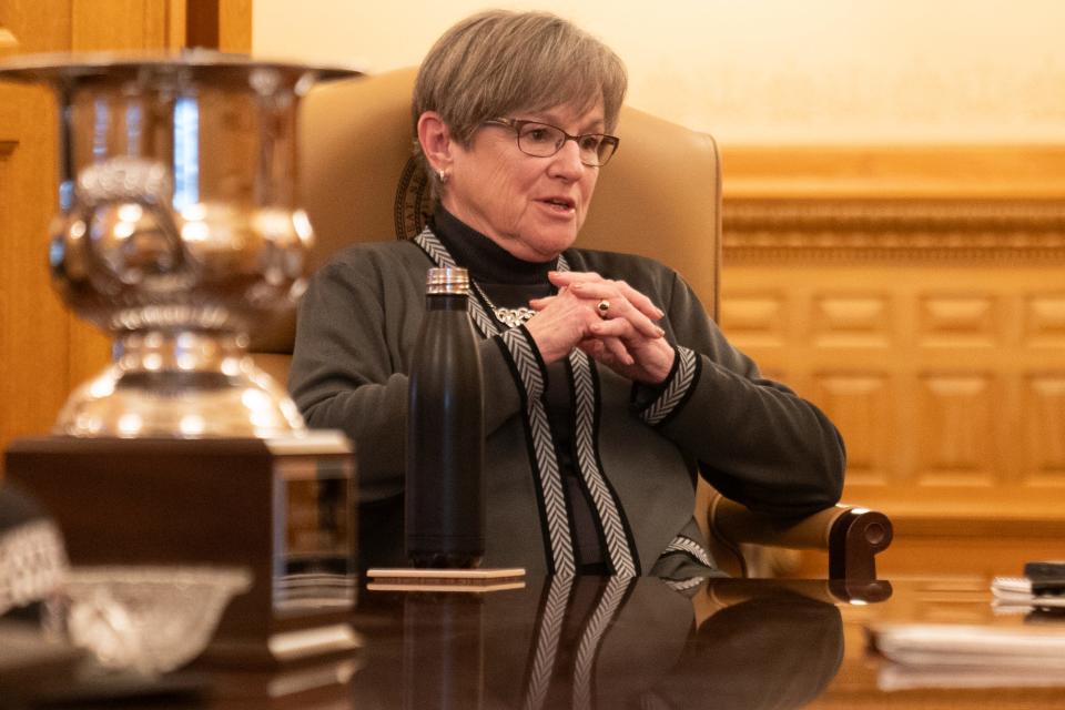 With an economic development trophy on the table, Gov. Laura Kelly talks about her administration's work in 2023.