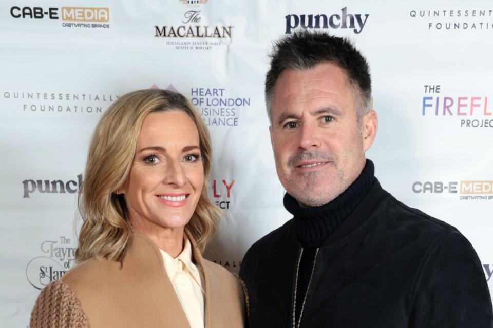 Gabby and Kenny Logan pictured in 2023 (Getty Images)