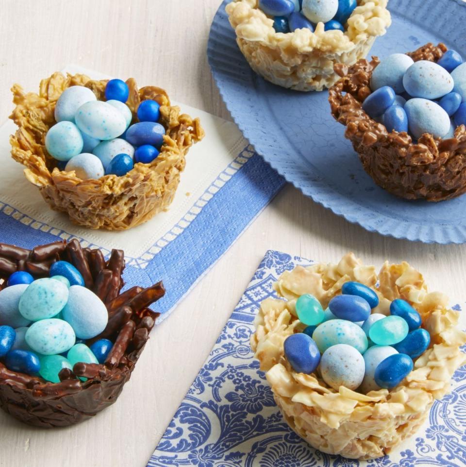 no bake easter desserts edible easter baskets