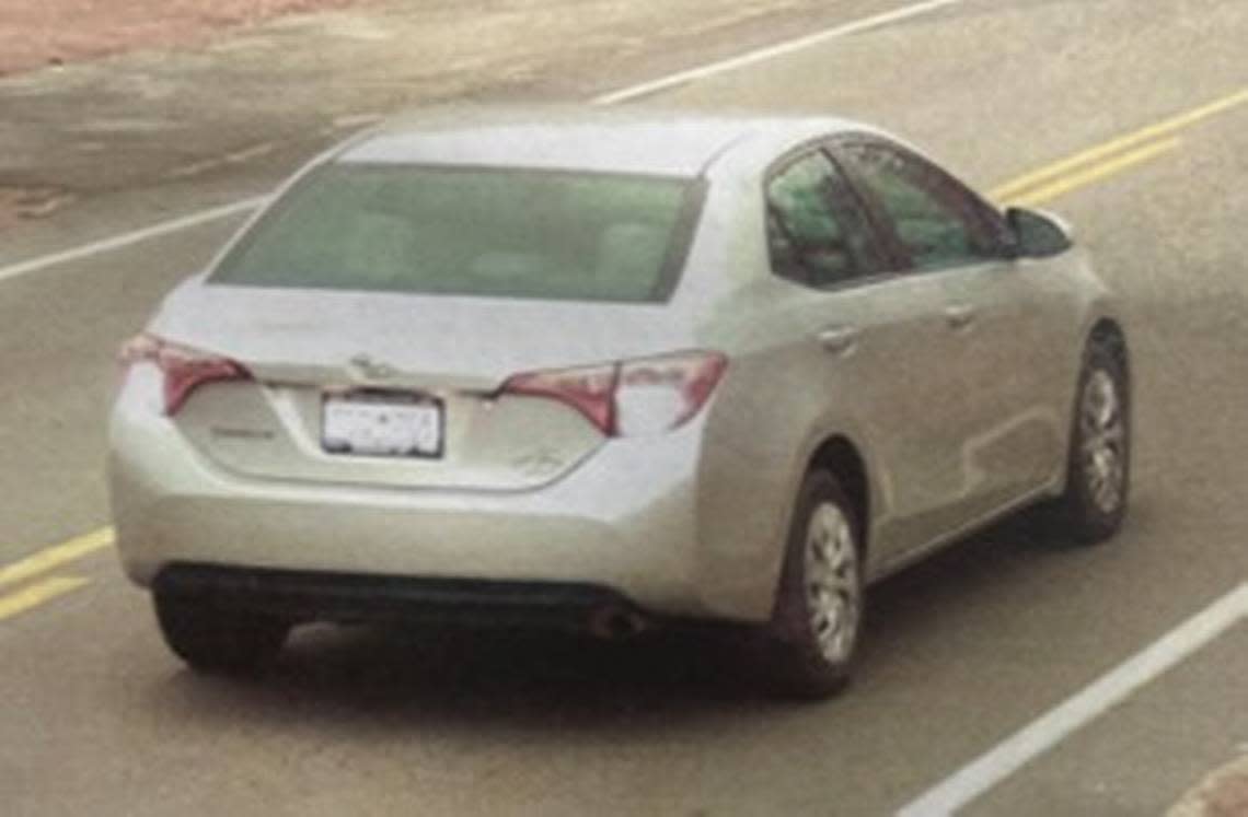 A homicide victim’s stolen car is pictured. Clarendon County Sheriff's Office