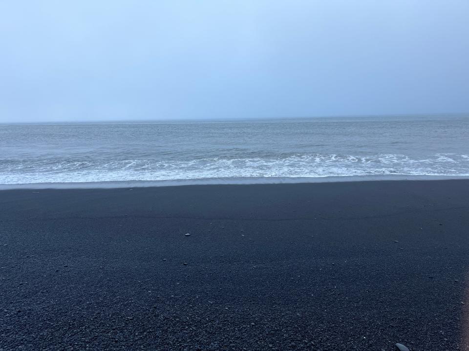 Víkurfjara, a black sand beach in Iceland