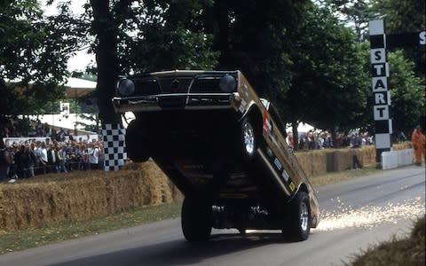 goodwood festival of speed 2001- hemi under glass dragster - bob riddle