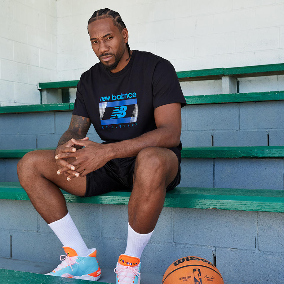 Kawhi Leonard for the New Balance “We Got Now” campaign. - Credit: Courtesy of New Balance