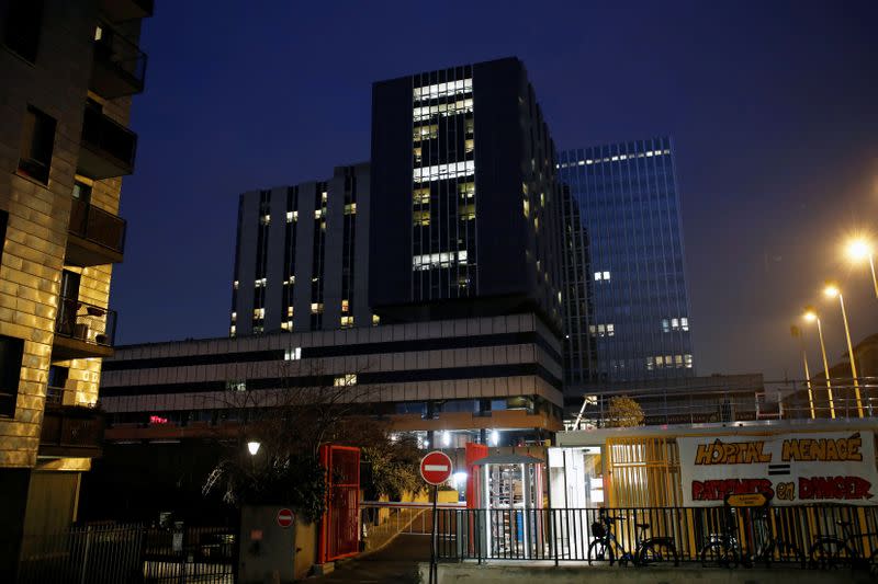 General view of Bichat Hospital in Paris