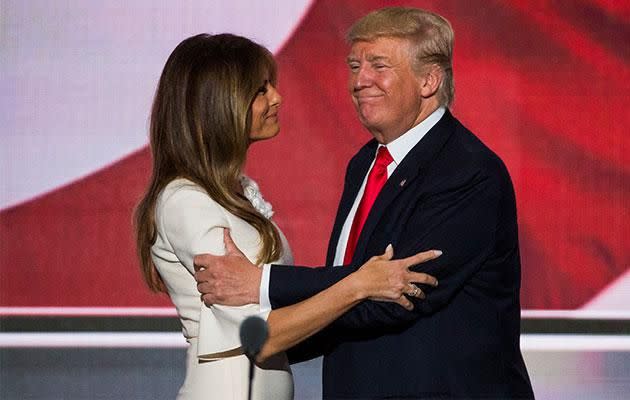 Trump wedded Melania in 2005 in Florida. Photo: Getty Images