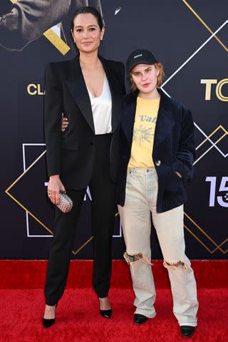<p>Gilbert Flores/Variety via Getty</p> Emma Heming Willis and Tallulah Willis pose for a photo at the 2024 TCM Classic Film Festival