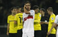 Stuttgart's Martin Harnik reacts after the German first division Bundesliga soccer match against Borussia Dortmund in Dortmund November 1, 2013. REUTERS/Ina Fassbender