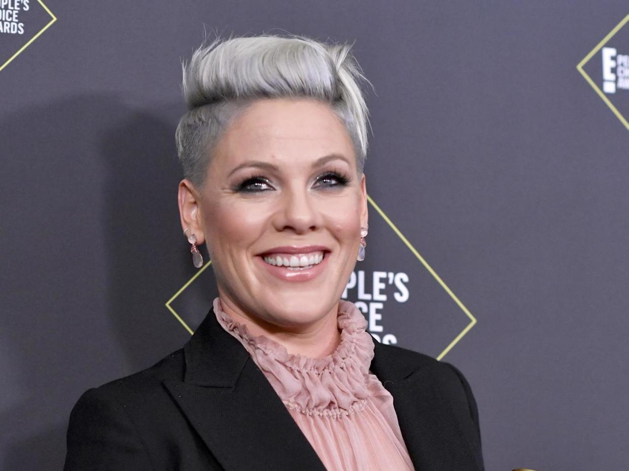 Pink in 2019: Getty Images