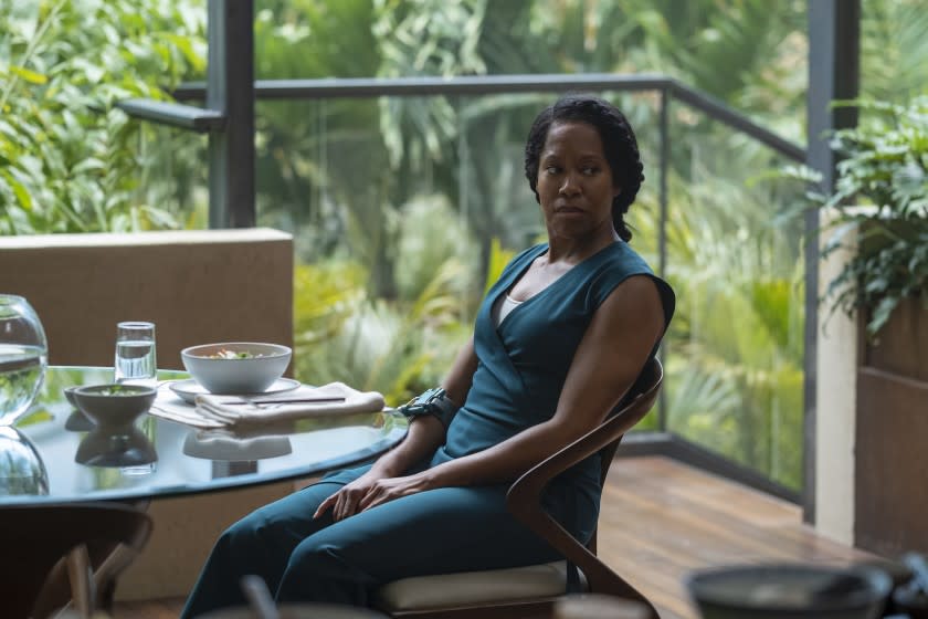 Regina King in a scene from "The Watchmen." Credit: Mark Hill/HBO