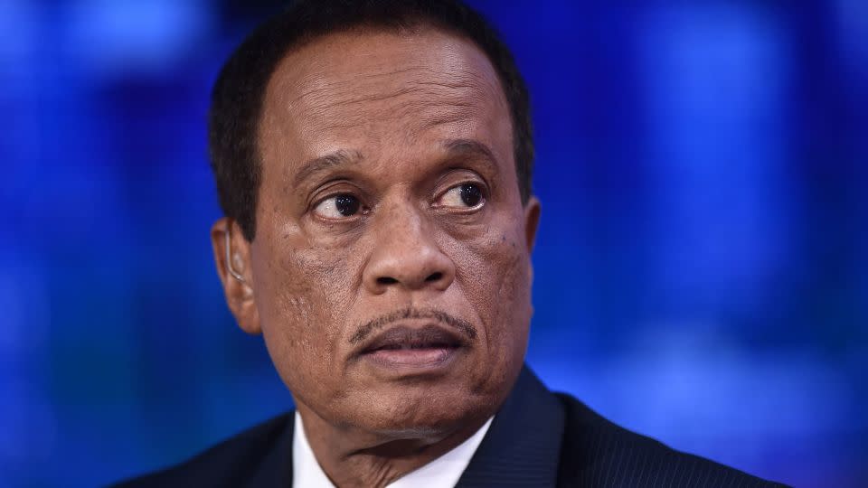 Journalist Juan Williams speaking in the Fox News Channel Studios on September 17, 2019, in New York City. - Steven Ferdman/Getty Images