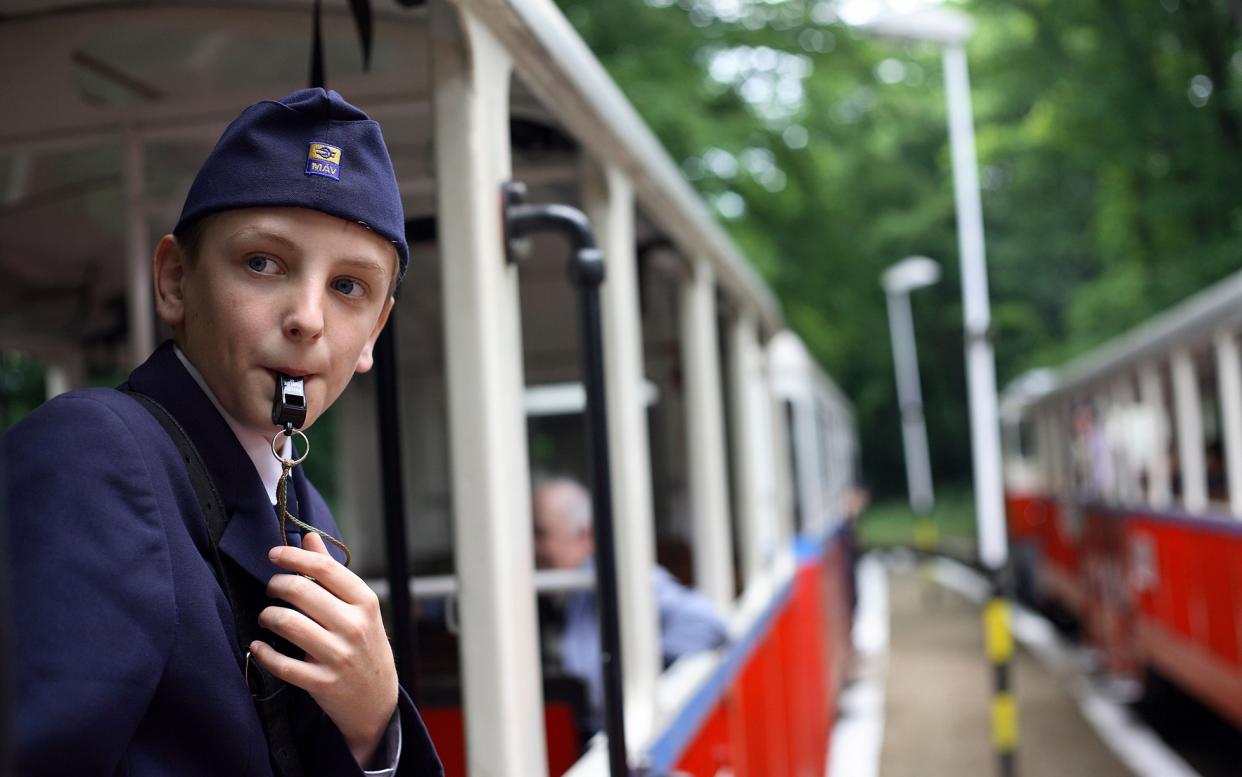 All the children who work on the railway are aged between 10 and 14 (driver excluded) - Credit: Agencja Fotograficzna Caro / Alamy Stock Photo