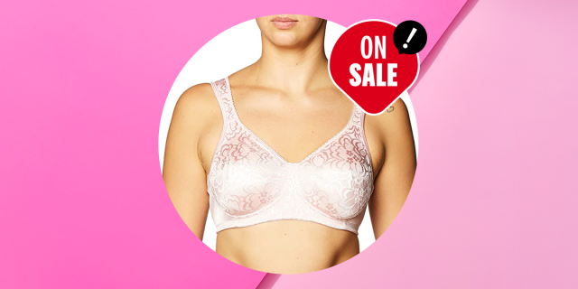 This Playtex Full-Coverage Wireless Bra Is *Super* On Sale On