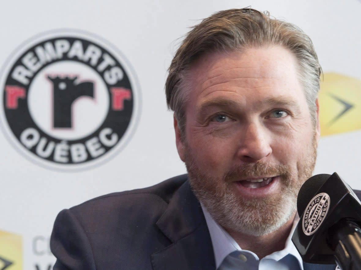 Patrick Roy, a former Montreal Canadiens netminder, says he would like to become the team's next general manager.  (Guillaume Croteau-Langevin/Radio-Canada - image credit)