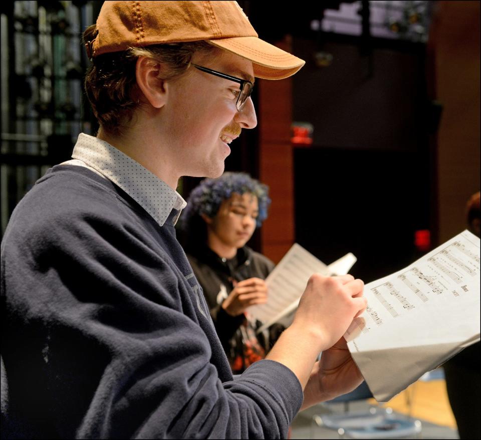 Benjamin Clovis, a 2021 Marcus Whiteman graduate, plays Michael, the best friend of the lead character in “Tick, Tick … Boom.”