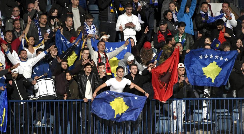 Kosovo fans will head to Tuesday's game in Southampton in confident mood. (Credit: Getty Images)