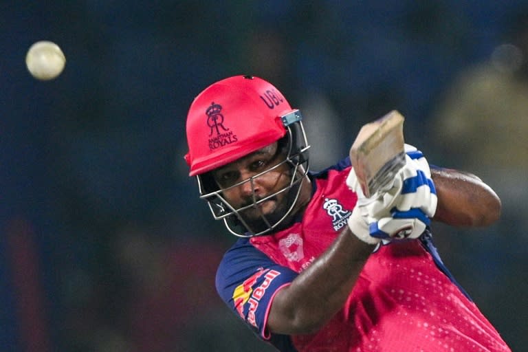 Sanju Samson made a 86 for Rajasthan but still ended up on the losing side against Delhi (Arun SANKAR)