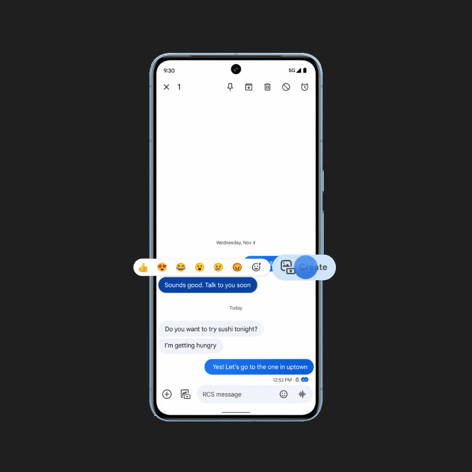 Creating a Photomoji in Google Messages