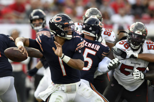 Chicago Bears 3-38 Tampa Bay Buccaneers: Tom Brady throws 600th career  touchdown as Bucs crush Bears, NFL News