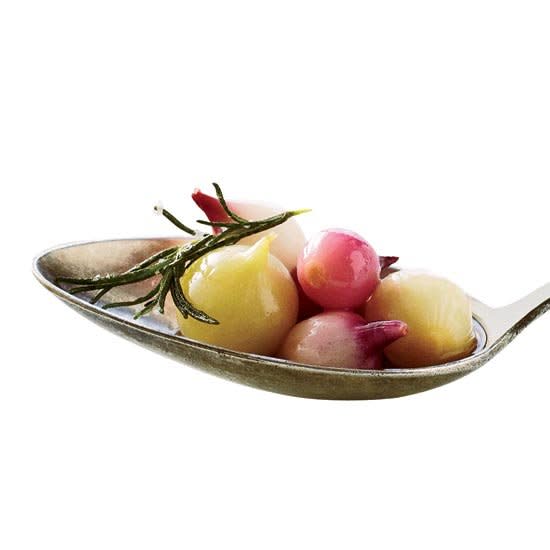 Pickled Wild Onions with Honey and Wild Rosemary