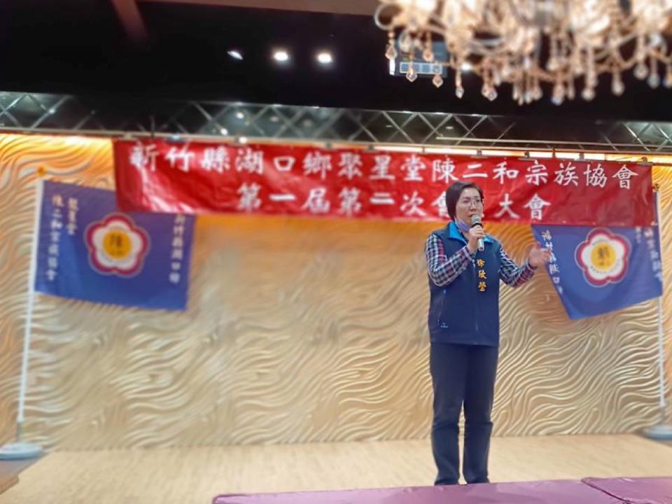 前民國黨主席徐欣瑩重回國民黨，參加立委黨內初選聲勢不小。（圖：徐欣瑩臉書）