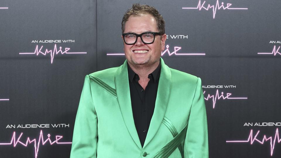 LONDON, ENGLAND - DECEMBER 01: Alan Carr attends 'An Audience With Kylie' at Royal Albert Hall on December 01, 2023 in London, England. (Photo by Mike Marsland/WireImage)