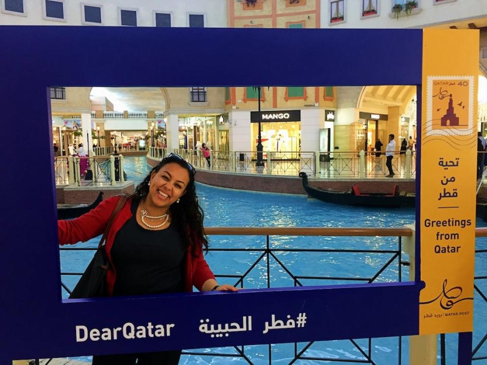 Sally Elbassir has visited more than 40 countries, including Qatar.